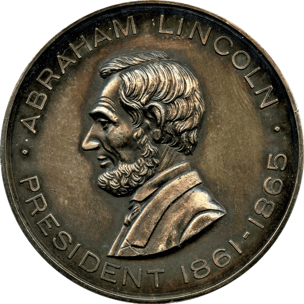 Abraham Lincoln Medal. Centennial Anniversary Of his Birth 1809-1909