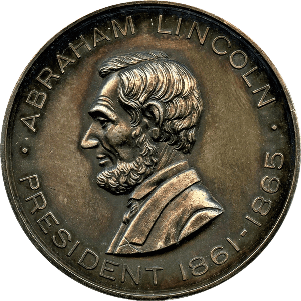 Abraham Lincoln Medal. Centennial Anniversary Of his Birth 1809-1909