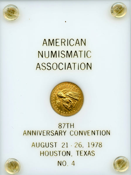 American Numismatic Association. 87Th Anniversary Convention Gold Medal