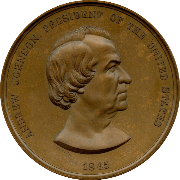 Andrew Johnson Indian Peace Medal Julian-IP-40
