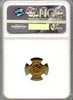 1872 California Gold $1.00 BG-1207  Round Large Head Indian NGC MS61 "C.Mohric S.F."