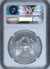 (#202) Burnished Silver Eagle. 2015-W Eagle S$1 NGC MS70