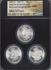 Morgan Silver Dollars  1882-CC, 1883-CC & 1884-CC  Carson City Set