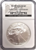 (#140) Silver Dollar Set. 2006-W S$1. Eagle 20th Annyversary. NGC MS70