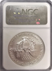 (#140) Silver Dollar Set. 2006-W S$1. Eagle 20th Annyversary. NGC MS70