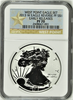 (#152) West Point Eagle Set. 2013-W Eagle Reverse PF S$1. Early Releases. NGC PF70